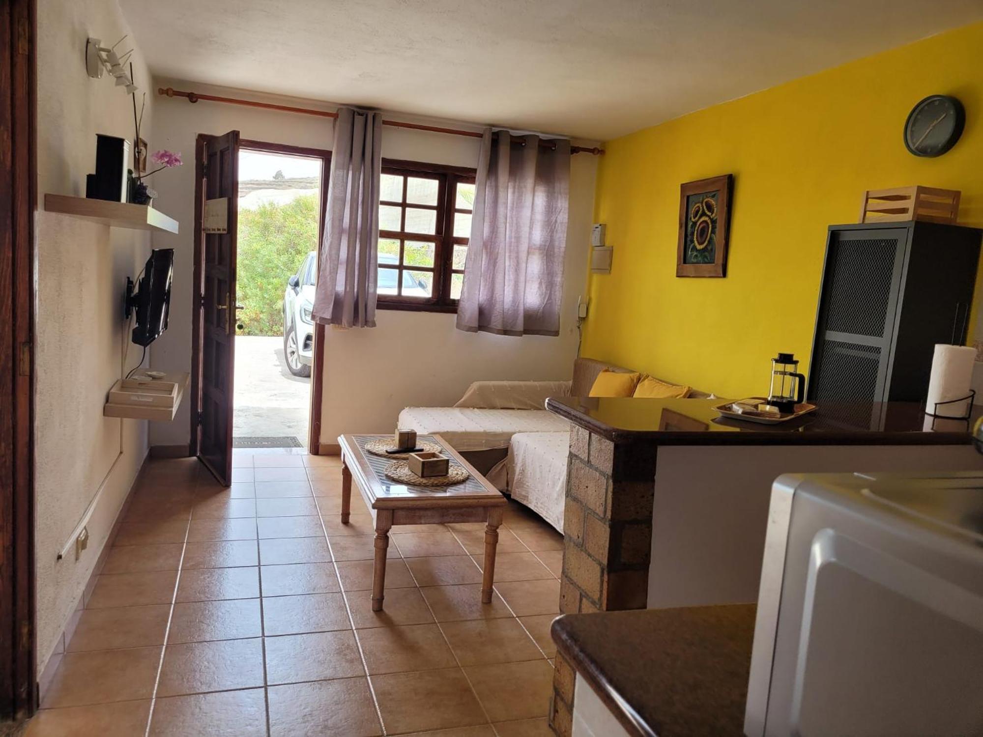 Casa Punta Del Sol Vista Al Atlantico Lägenhet Tijarafe Rum bild